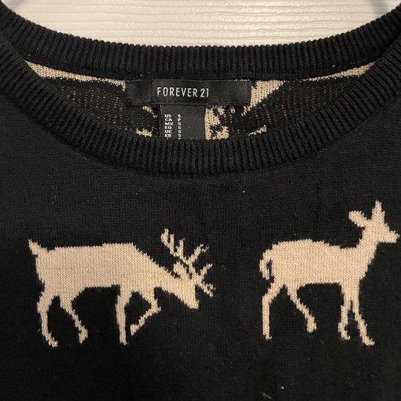 Forever 21 Deer Sweater - Small - Picture 3 of 7